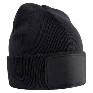 Beechfield Childrens/Kids Original Patch Beanie / Black